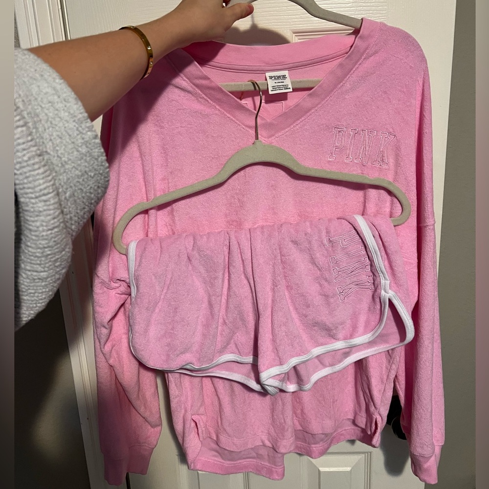 PINK swim cover set